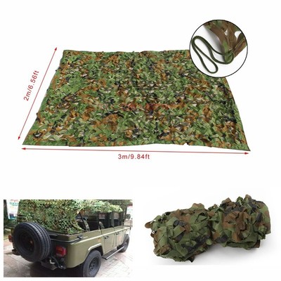 Red de Camuflaje Mallas de Protección Militar Para Caza Ocultar Coche Cubierta