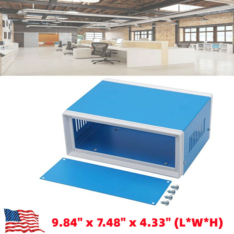 Electronic Enclosures Metal Enclosure Project Case DIY Box J