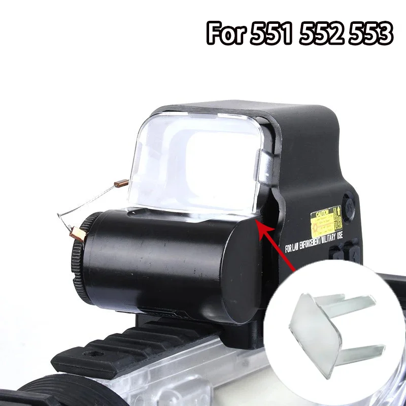 Tactical Scope Protector Holosight Cover Red Green Dot Sight Lens Protective