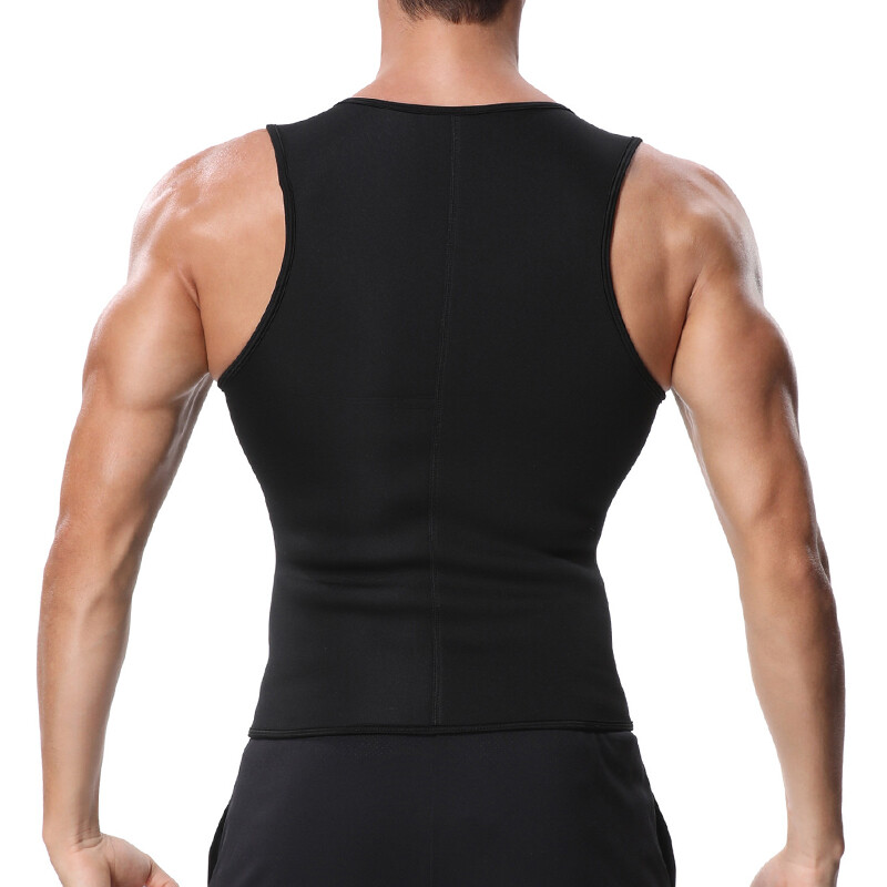 Gynecomastia Compress Tank Tops Men's Slim Body Shaper Sport Athletic Sweat Vest
