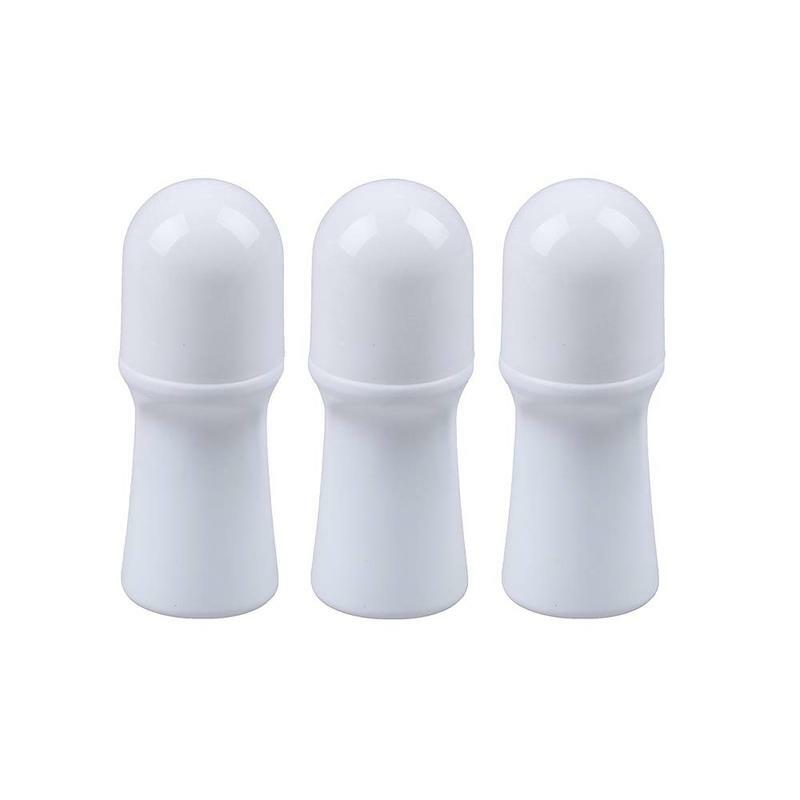 Download 3pcs 30ml Plastic Roll On Bottle Empty Refillable White Deodorant Container New Ebay