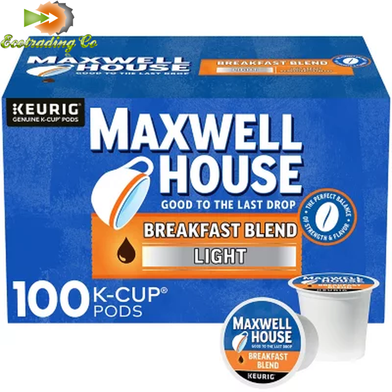Maxwell House Breakfast Blend Light Roast K Cup Coffee Pods (100 Pk.)