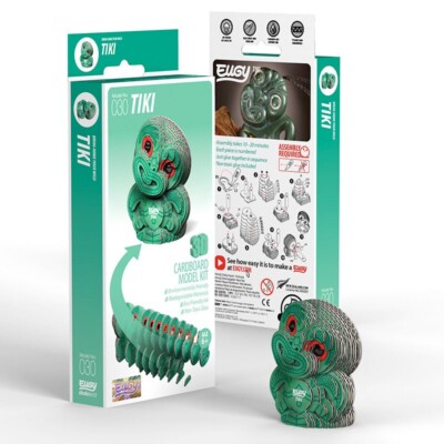 Tiki 3D Cardboard Model Kit Eugy New