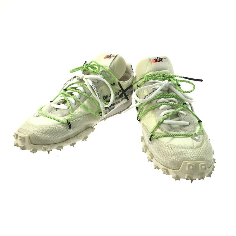 NIKE - NIKE ×Off-White WAFFLE RACERCD8180-100 Nike x OFF-WHITE Waffle Racer sz 14.5 CD8180 100 White
