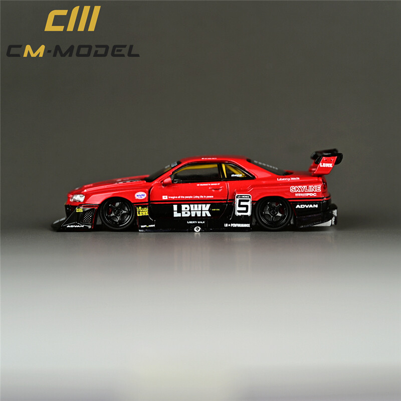 CM Model ニッサン GT-R スーパーシルエットLB-ER34 LBWK LB-ER34 Super Silhouette SKYLINE - Liberty Walk | リバティー