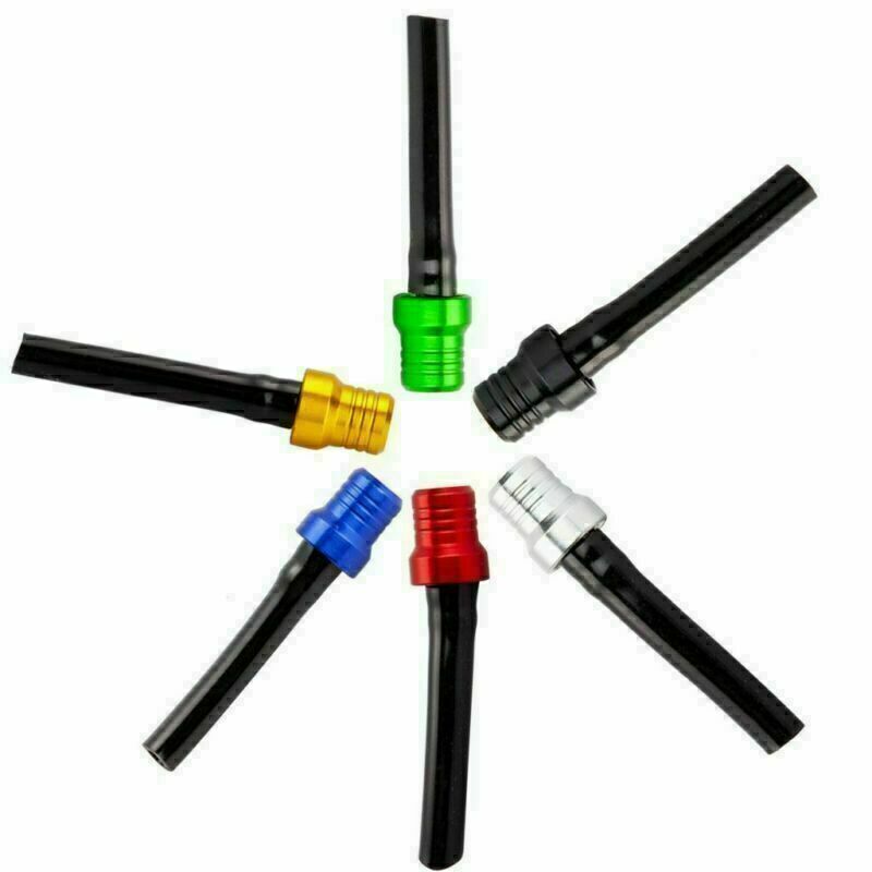 1-6pack Gas Fuel Tank Cap Valve Vent Breather Hose Black Tube CNC ATV Dirt Bike