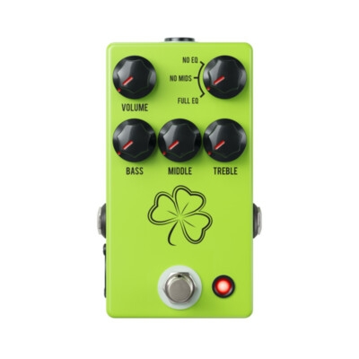Mint JHS Clover Preamp EQ Guitar Effects Pedal w/ XLR Output