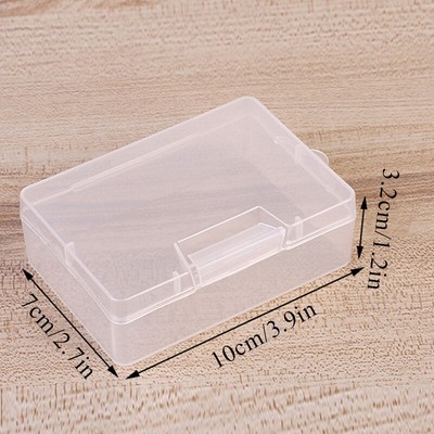 Mini Plastic Rectangular Box Transparent Storage Box Multifunctional Tool Box