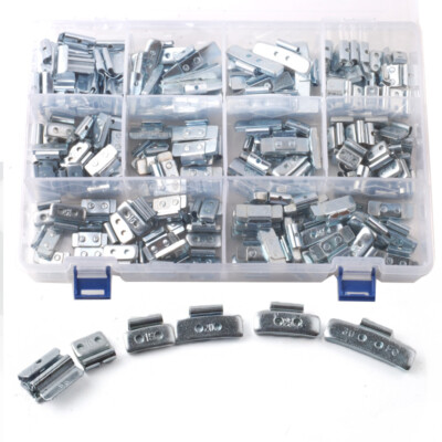 225PCS Schlaggewichte STAHLFELGEN Auswuchtgewichte Wuchtgewichte 5-30g Sortiment