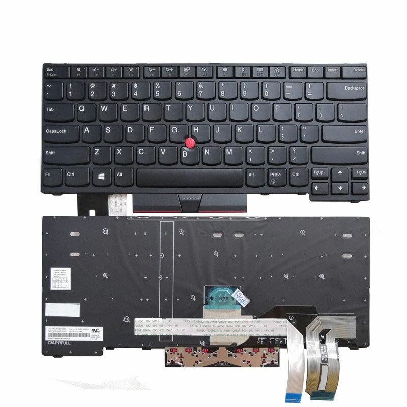 New US Black Keyboard for Lenovo ThinkPad L390 Yoga L380