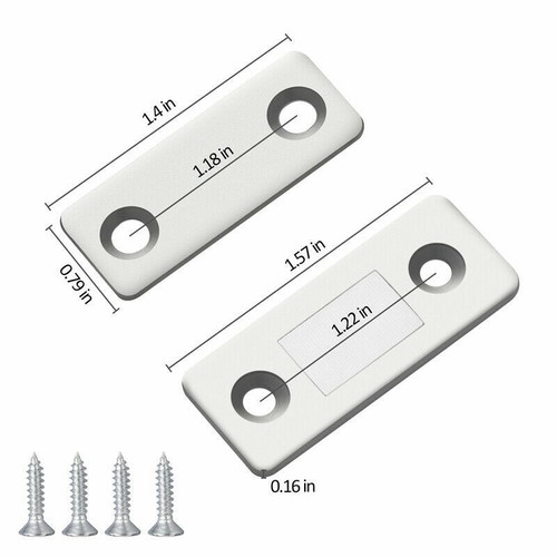 Strong Magnetic Door Closer Cabinet Catch Latch Cupboard Ultra Thin Closures