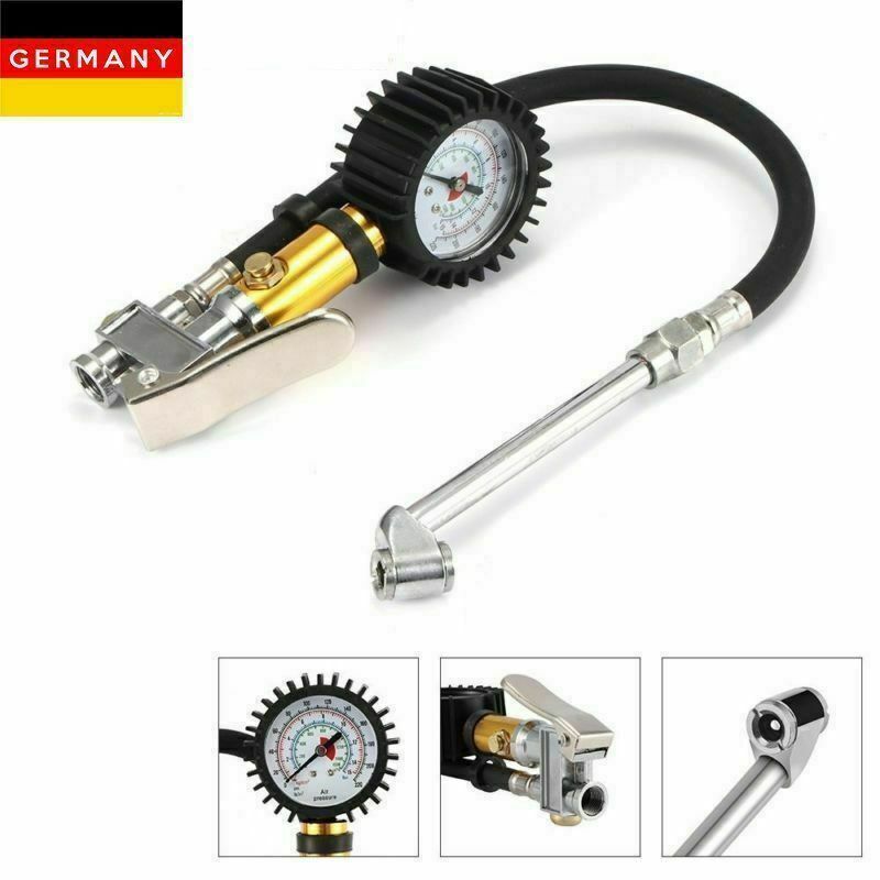 DRUCKLUFT REIFENFÜLLER MANOMETER 012 BAR PSI