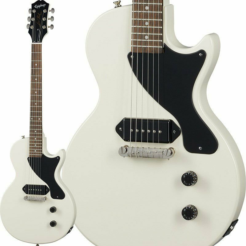 Epiphone Les Paul Junior ホワイト Epiphone Les Paul Junior White w/ Hard Case | The Local Pickup