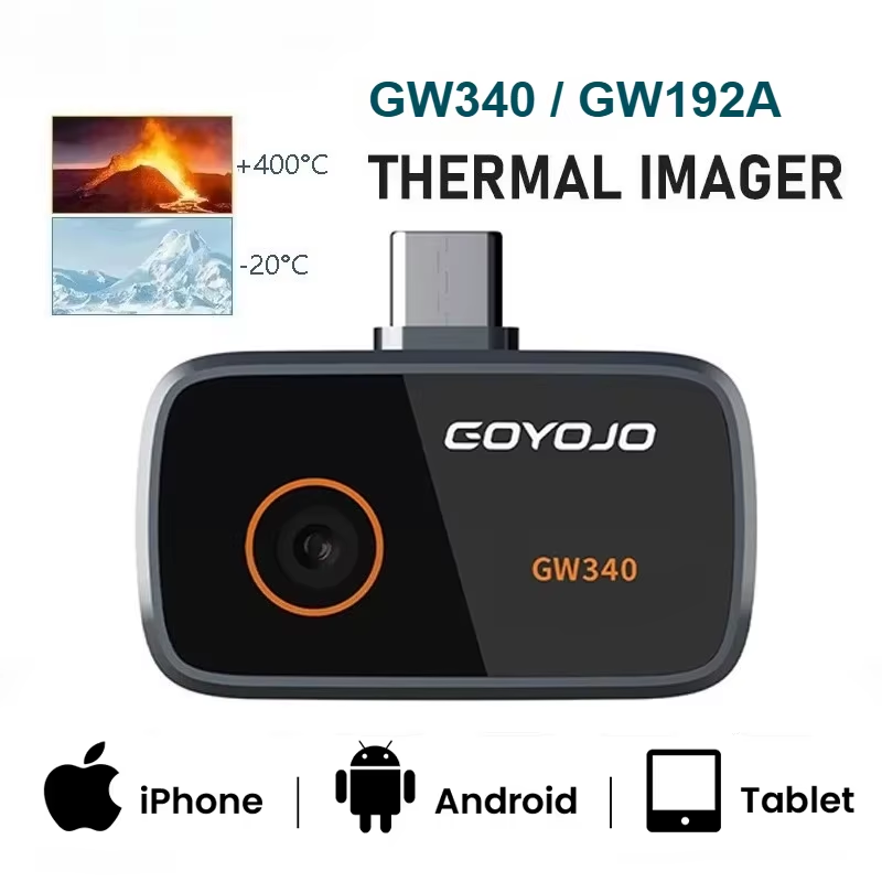 GW340 GW192A Iphone & Android Type-C Thermal Imager Photo Video Taking Smartph