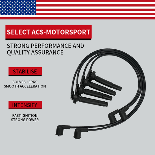 OEM Ignition Coil & 4X Iridium Spark Plugs & Wires for Subaru Impreza 2.5L UF538