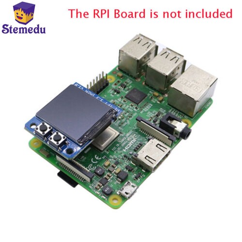 Tft 1.3" 240x240 Tft Add-on St7789 Full Color Spi For Raspbe