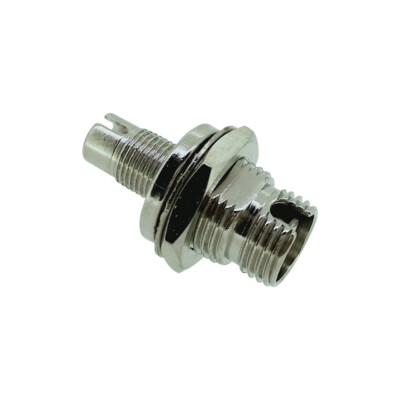 2Pcs DIN Female to FC Female Simplex Adapter Fiber Optic Hybrid Optical Adapter