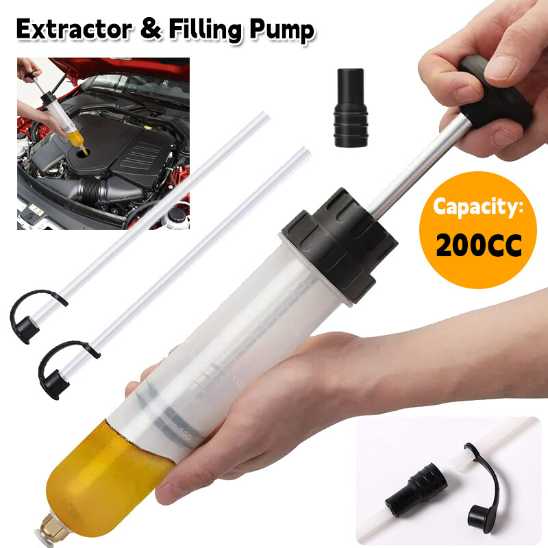 Suction Filler Fluid Transfer Manual Syringe Gun Pump Extrac