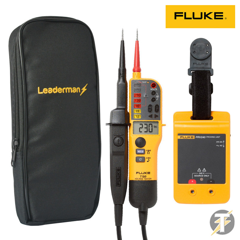 Fluke PRV240 Proving Unit KIT5K T150 Voltage & Continuity Tester