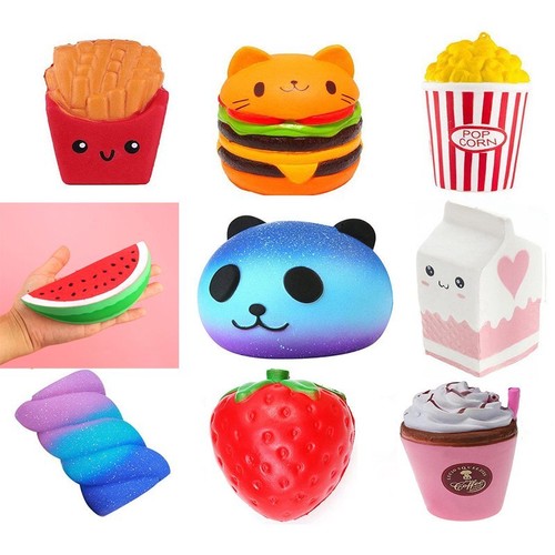Squishy Spielzeug 4 Stück, VICTERR Rosa Tier Stress Spielzeug Squishy Squishy Spielzeug 4 Stück, VICTERR Rosa Tier Stress Spielzeug Squishy