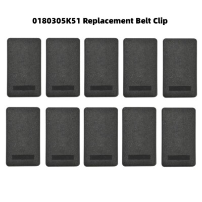 10PC 0180305K51 Black Replacement Belt Clip For MINITOR V5 Two-Tone Voice Pager