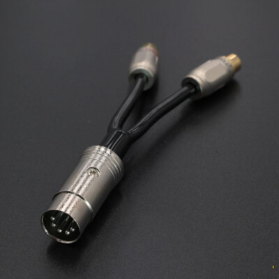 NAIM 5 Pin Din Twist Lock to 2 RCA Phono Female Sockets HIFI Lead Splitter Cable