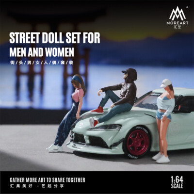 MoreArt 1:64 STREET DOLL SET FOR MEN AND WOMEN Figure