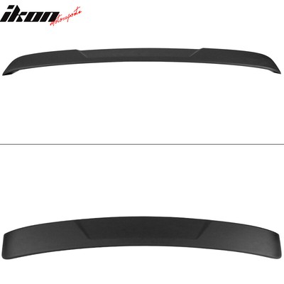Fits 20-24 Toyota Corolla Sedan Rear Roof Spoiler Wing IKON Style Matte Black