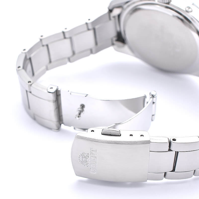 Pre-owned Orient Neo 70's Wv0061se Stainless Steel Radio Solar Watch Gray Dial 39.5mm
