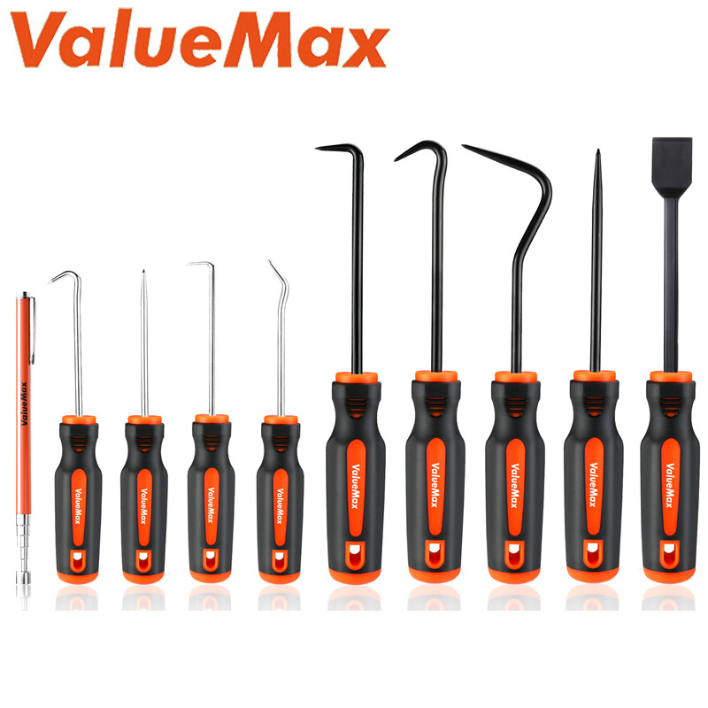 ValueMax 10PCS Precision Hook and Pick Set with Scraper Removal Puller Hooks Set