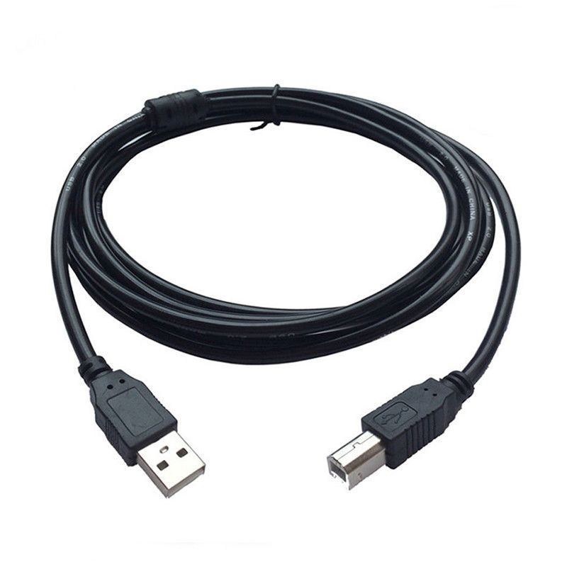 Universal Printer Cable USB 2.0 Type A Male to B for Brother Epson
