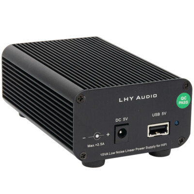 15W 5V DC Regulated Linear Power Supply for USB Interface DAC for Raspberry Pi