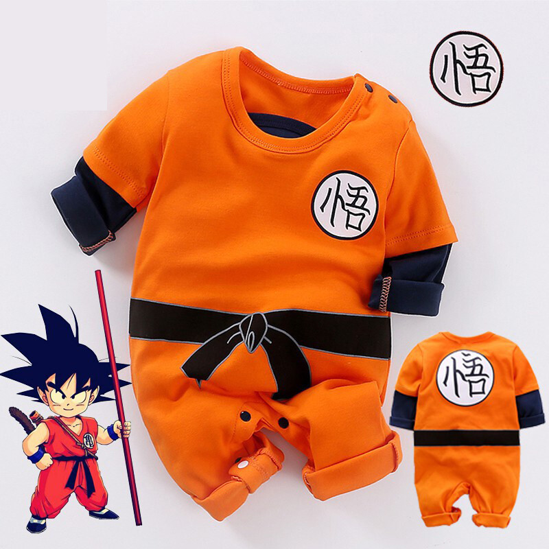 Lindo Bebe Dragon Ball Goku Traje Bebe Nino Enterito Enterizo Al Cuerpo Trajes Ebay