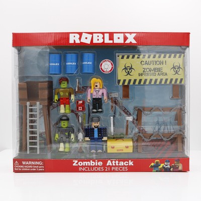 Roblox Toys Zombie Attack Buyusmarketplace Com - roblox zombie attack playset 21pc limited 3 kids toys figures new virtual codes