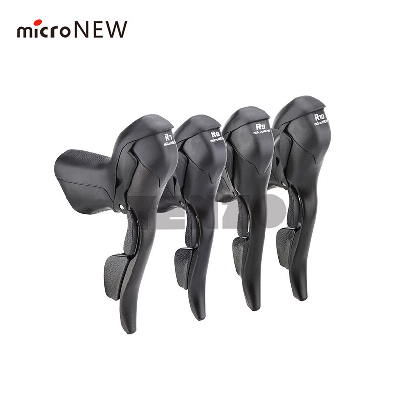 MicroNew 2*7/9/10 Road Bike Shifter Set Left&Right Dual Control Lever Shiamano