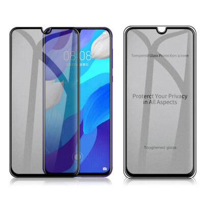 Privacy Tempered Glass Matte Screen Protector For Huawei P30 Honor V20 Nova 6 5i