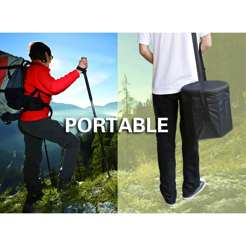 12 Quart Collapsible Insulated Picnic Camping Cooler Seat Stool Combo Container