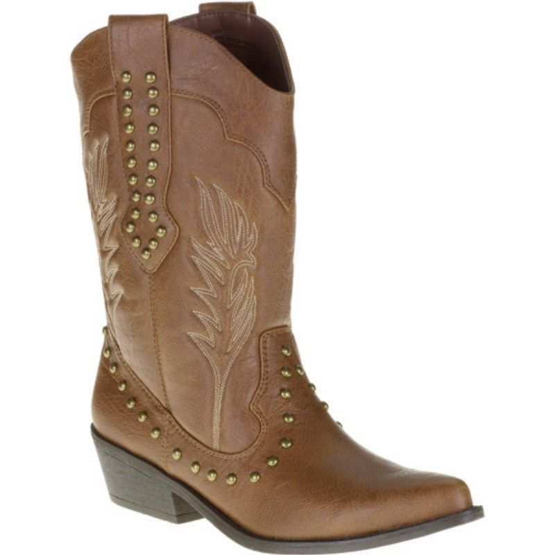 Botas de cuero para mujer Faded Glory