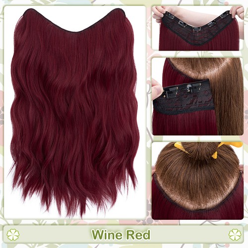 Highlight 18 Inch Clip In Half Full Head False Hair Extensions 160G One Piece US