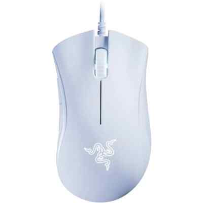 Razer DeathAdder Essential Wired Gaming Mouse 6400DPI For Laptop PC White Black