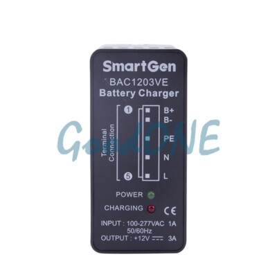 NEW Mini Battery Charger Smartgen Lead Acid Battery Automatic Float BAC1203VE