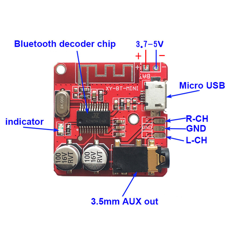 мр3 модуль с usb и bluetooth схема подключения