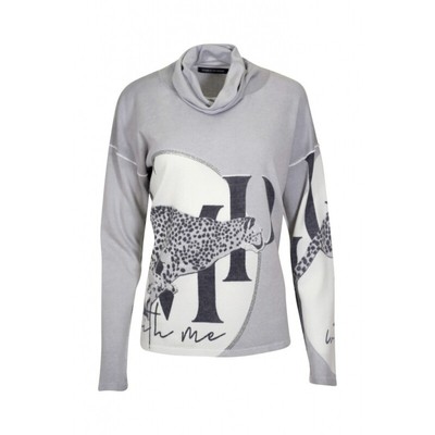 FABER WOMEN DAMENPULLOVER 94410, TYP: PULLOVER VON FABER WOMEN, FARBE: GRAU