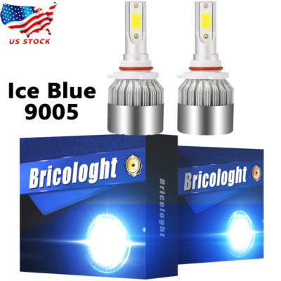 LED Daytime Running Light blue 8000k Kit DRL For Acura TSX TL Honda Civic Accord