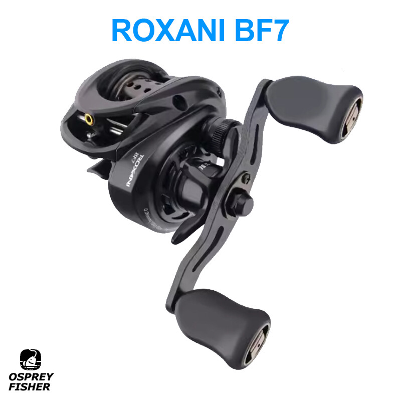 Abu Garcia ROXANI 7-L 左ハンドル Abu Garcia ROXANI BF7 Baitcasting Fishing Reel 7.3:1 Bait