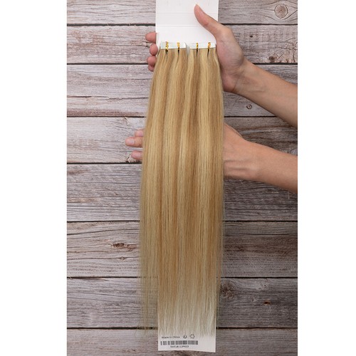 CLEARANCE Tape In Remy Human Hair Extensions Skin Weft Full Head US Stock 80PCS