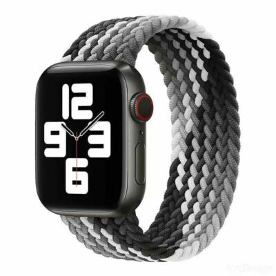 Braided Solo Loop Band For Apple Watch 38/44/45/49mm iWatch Ultra Series 8-1 SE 