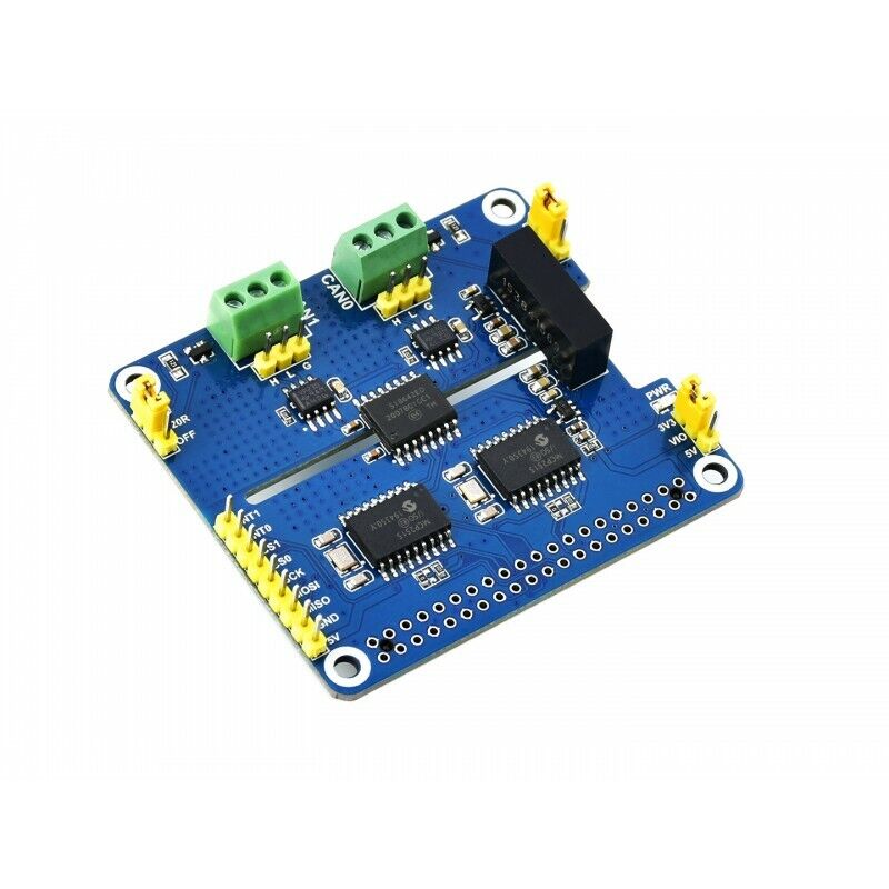 Waveshare 2-channel Isolated Can Expansion Hat For Raspberry Pi Dual Chips