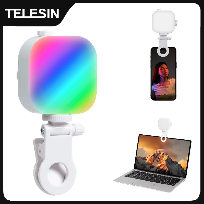 Magnetic Selfie Light For IPhone IPad Mobile Phone Laptop Photo Ringlight Colorf