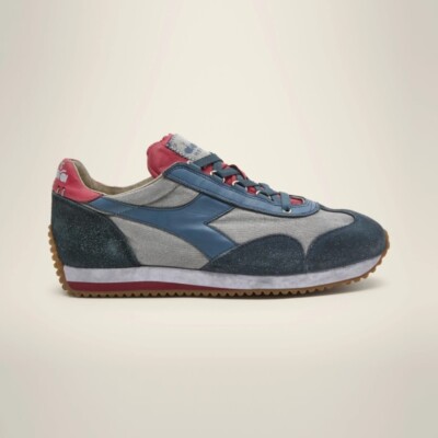 Обувь Diadora Heritage EQUIPE H Dirty Stone Wash Ages Sneaker Унисекс Серый Синий